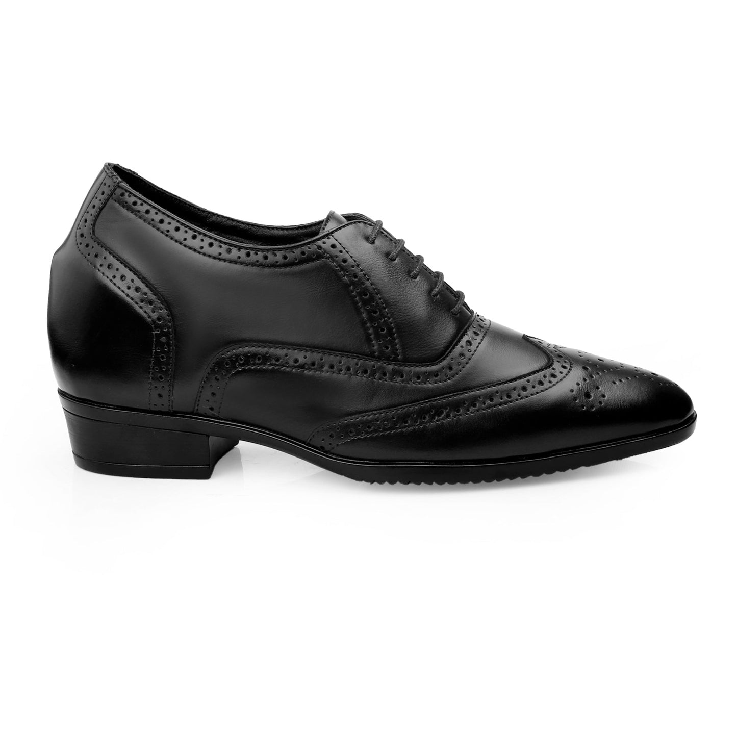 Mens Formal Height Increasing Brogues with 3.5" Boost