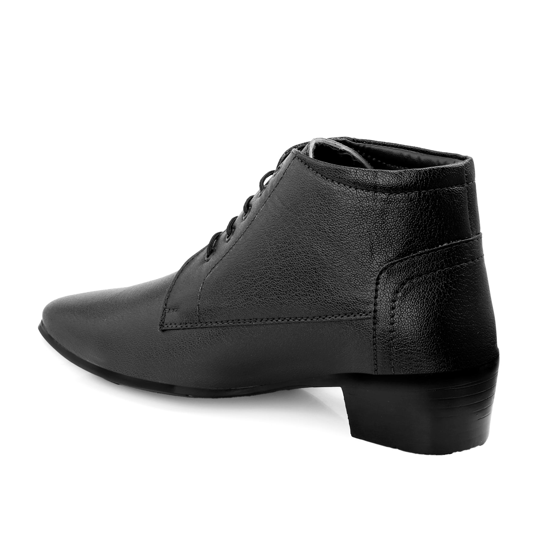 Men's Elevator Derby Dress Boots for Height Boost & Style