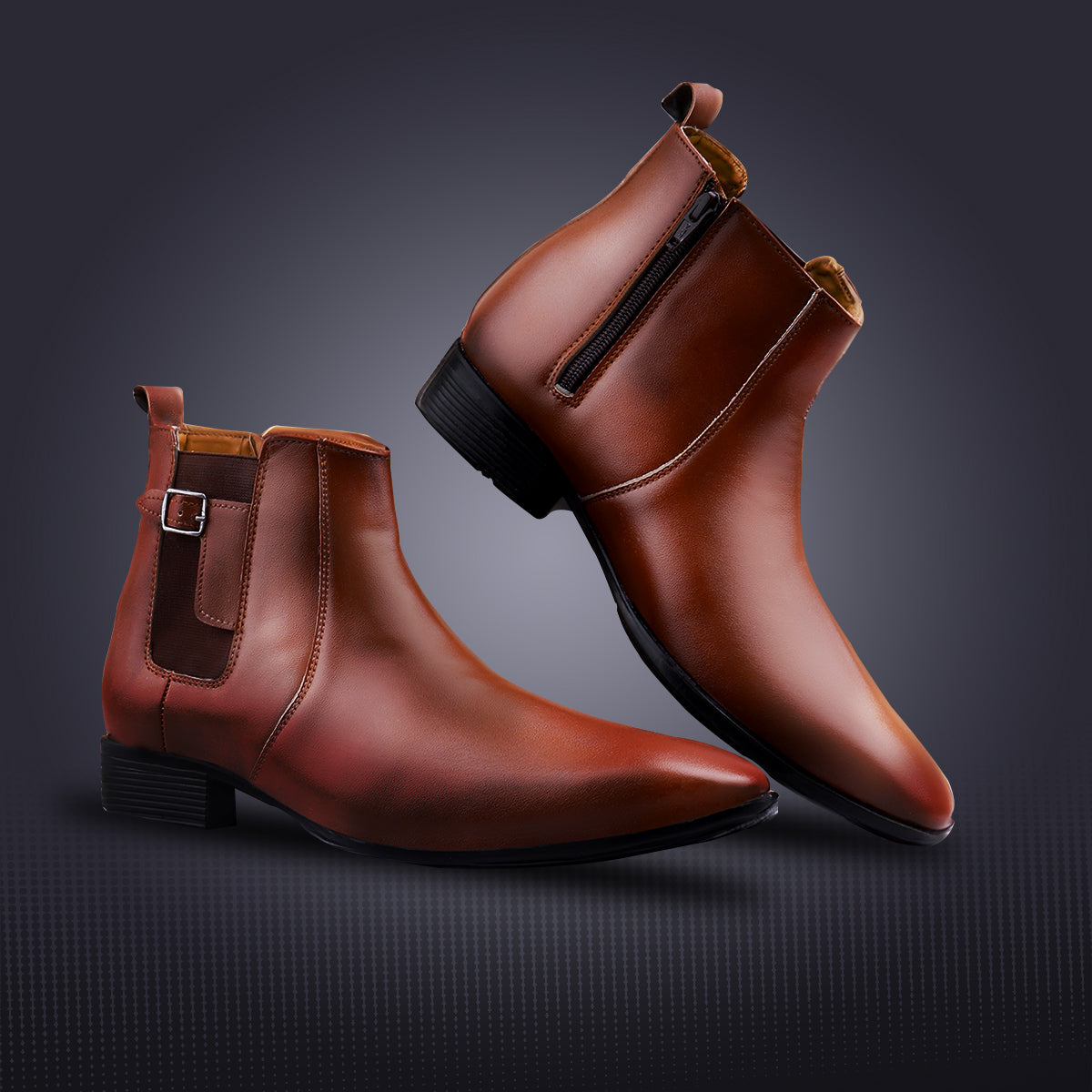 Step in Style with Men’s Attire Chelsea Slip-On Boots