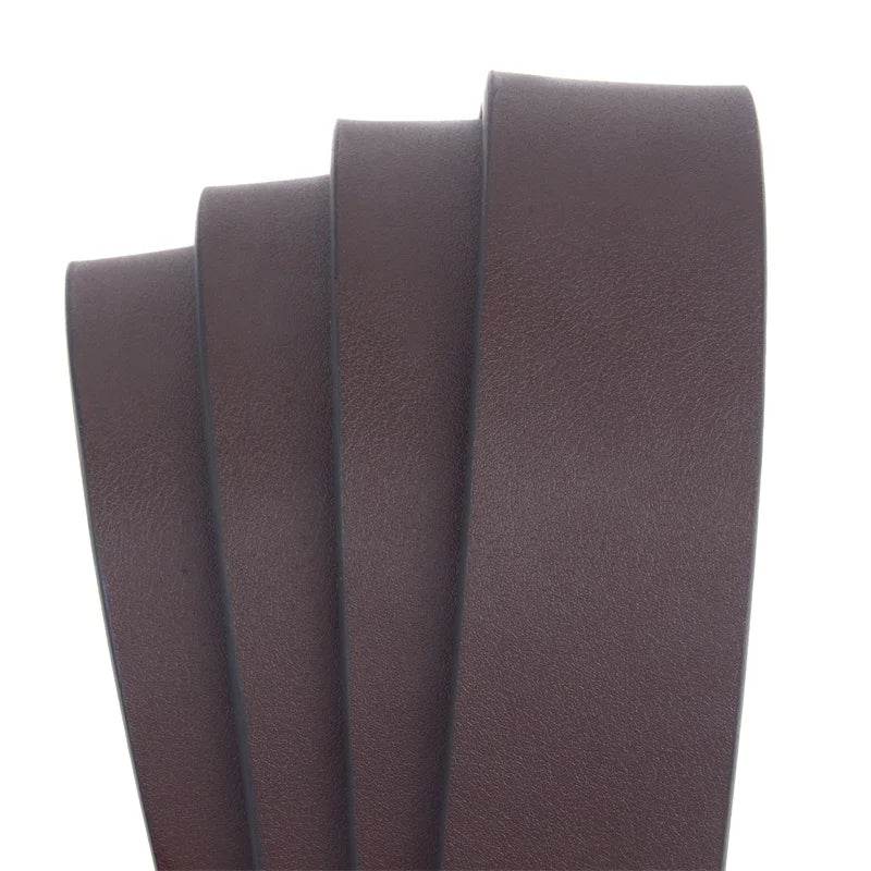 Men's Attire Classic Italian Leather Men's Belt Black 