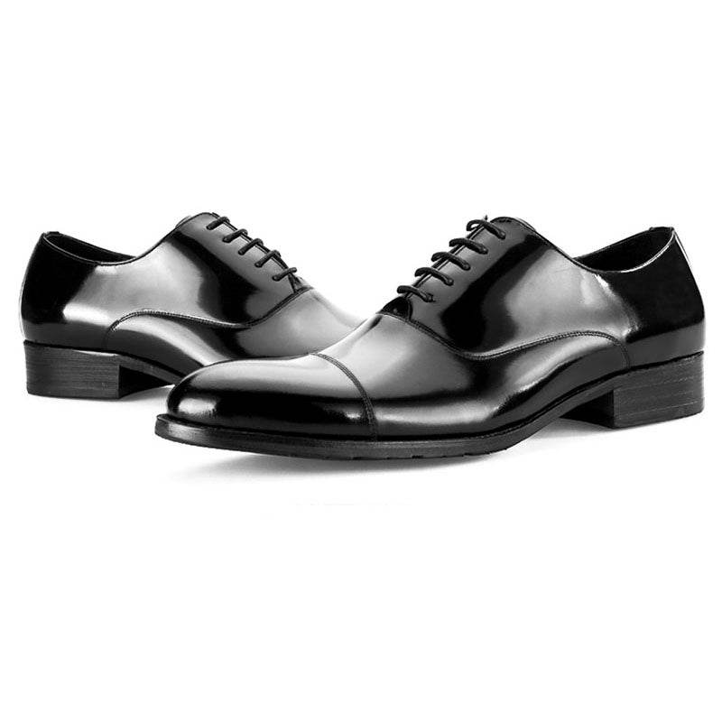 Men's Attire Shiny Patent Leather Dress Shoes Oxford 