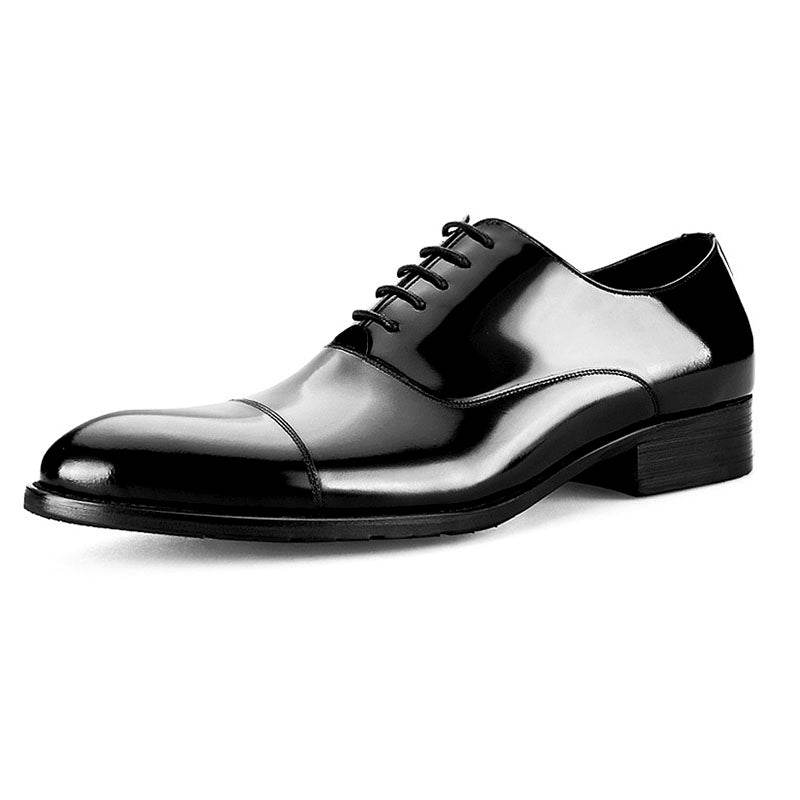Men's Attire Shiny Patent Leather Dress Shoes Oxford 