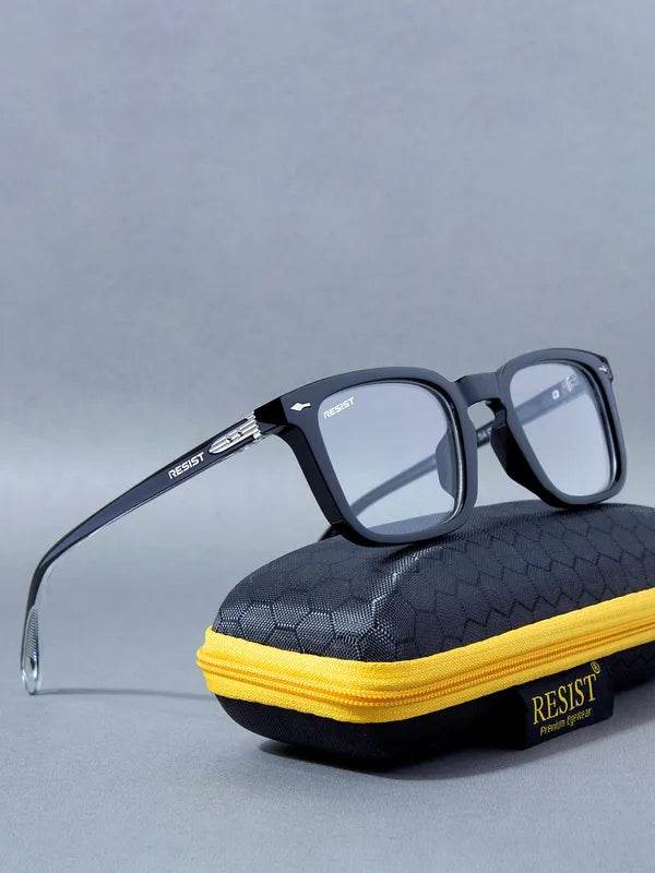 Mens Attire Antiblue Clear Black Eyeglass Frames - Mens Attire