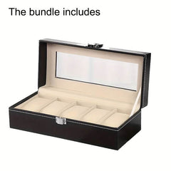 Elegant Watch Storage Box Organizer - Mens Attire