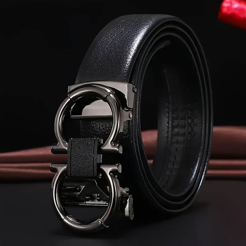 Men's Fashion Casual Belt with Automatic Buckle - Mens Attire