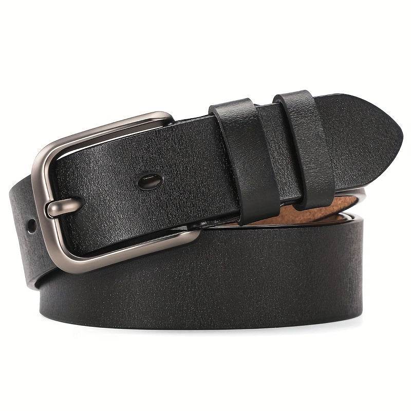 Stylish Casual Retro Buckle Genuine Leather Belt - Mens Attire