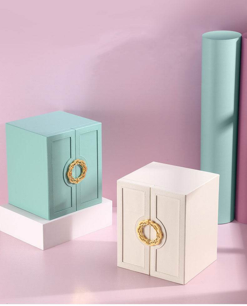 Convenient LuxuryJewellery Box with 5 Levels Large Jewellery Case with Drawer and Watch - Mens Attire