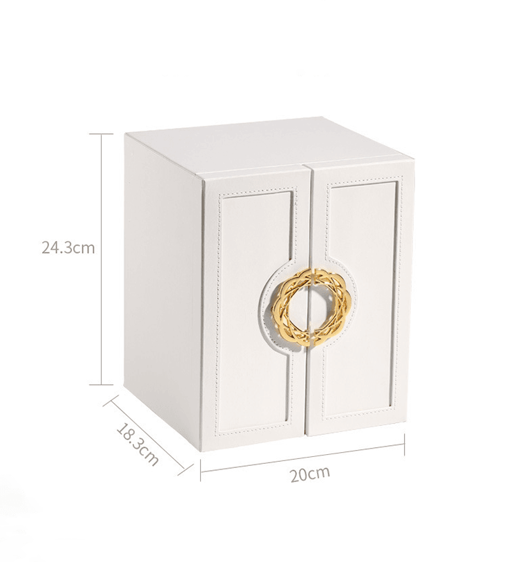 Convenient LuxuryJewellery Box with 5 Levels Large Jewellery Case with Drawer and Watch - Mens Attire