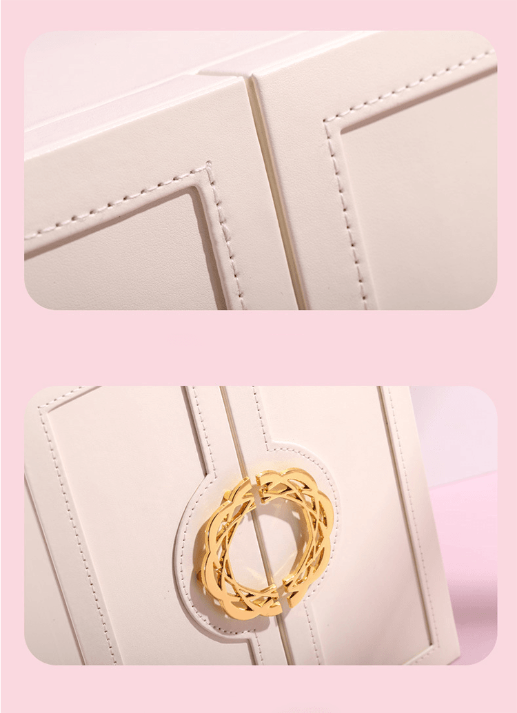 Convenient LuxuryJewellery Box with 5 Levels Large Jewellery Case with Drawer and Watch - Mens Attire