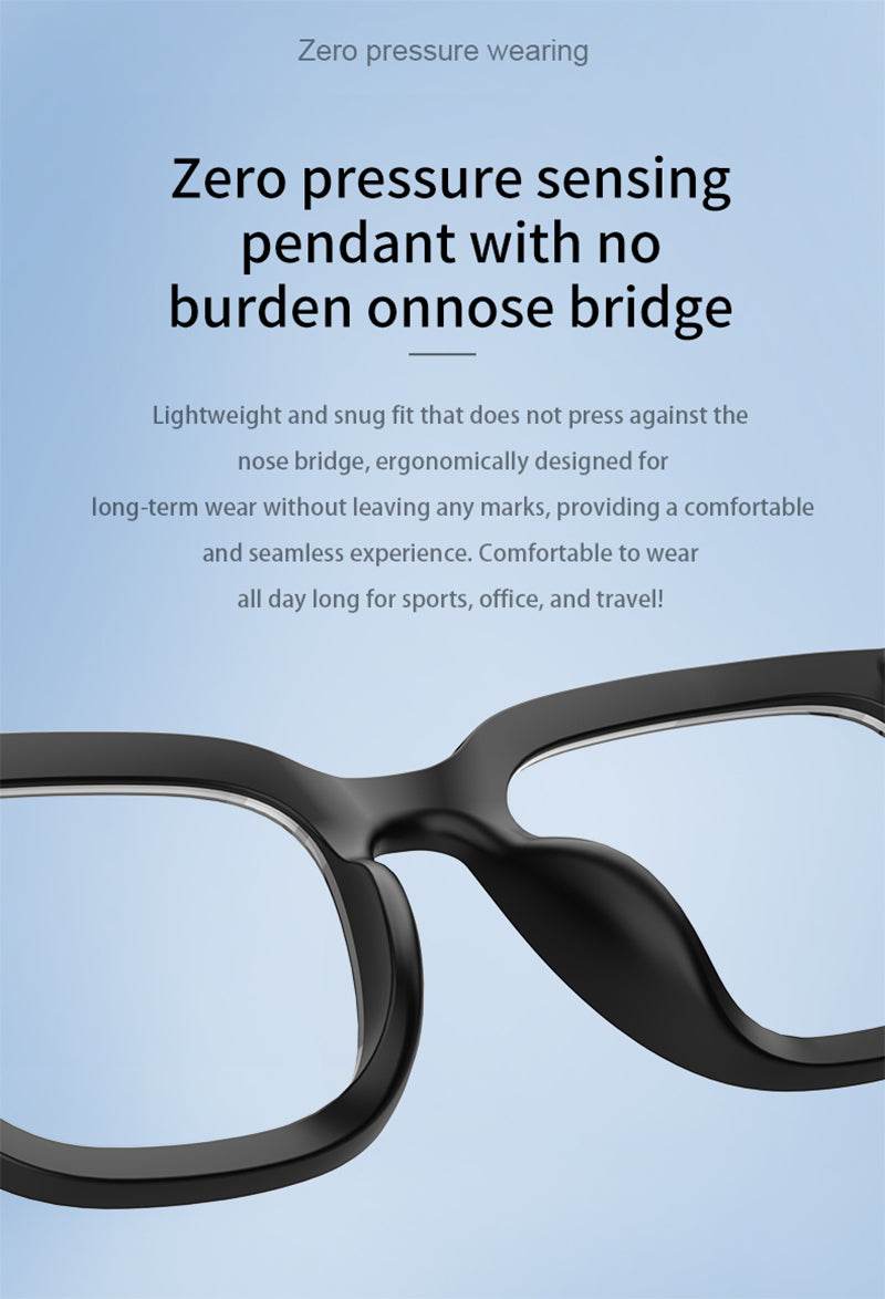 Smart Wearable Sunglasses with Bluetooth Speaker & AI Assistant - Mens Attire