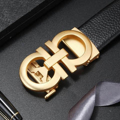 Mens Attire Designer Automatic Buckle Belt for Men - Mens Attire