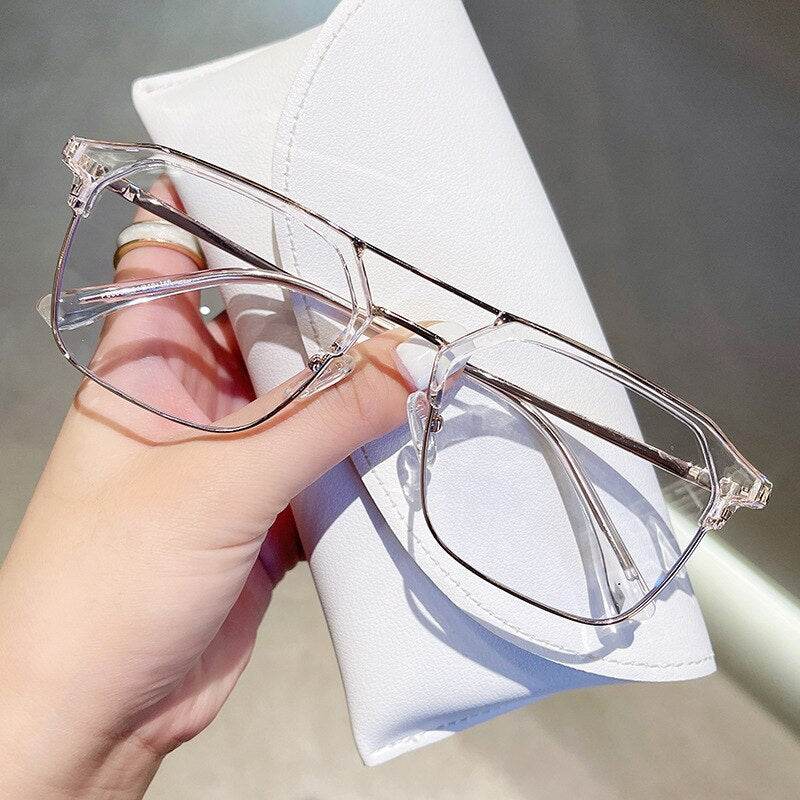 Square Anti-blue Light Eyeglasses - Mens Attire