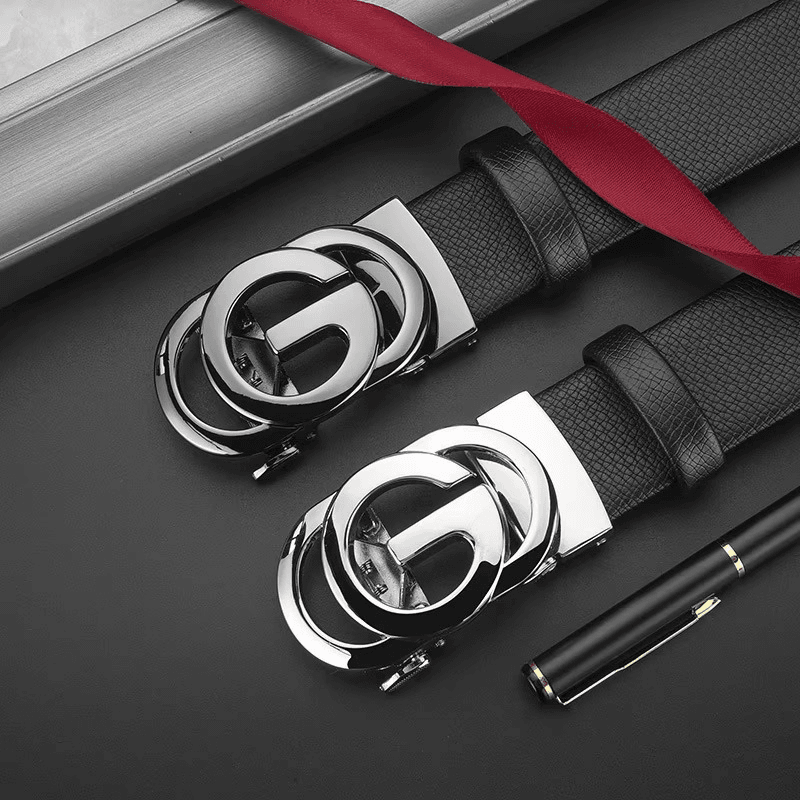 Mens Attire Classic Auto Lock Luxury Men’s Belt - Mens Attire