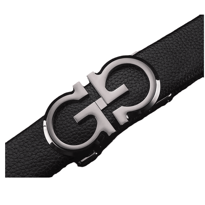 Men’s Automatic Buckle PU Leather Belt - Mens Attire
