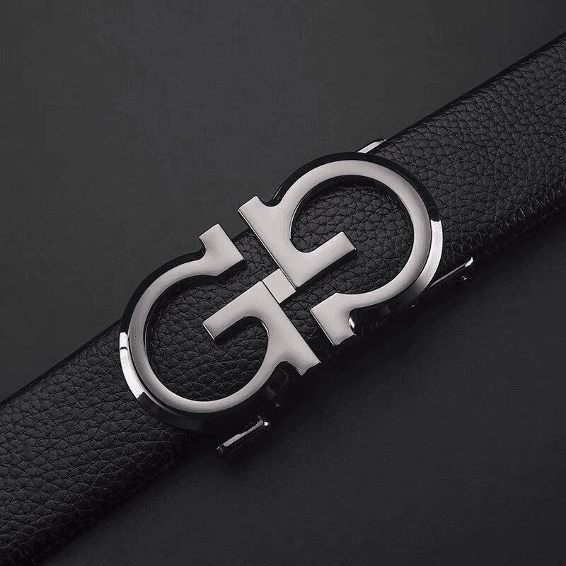 Men’s Automatic Buckle PU Leather Belt - Mens Attire