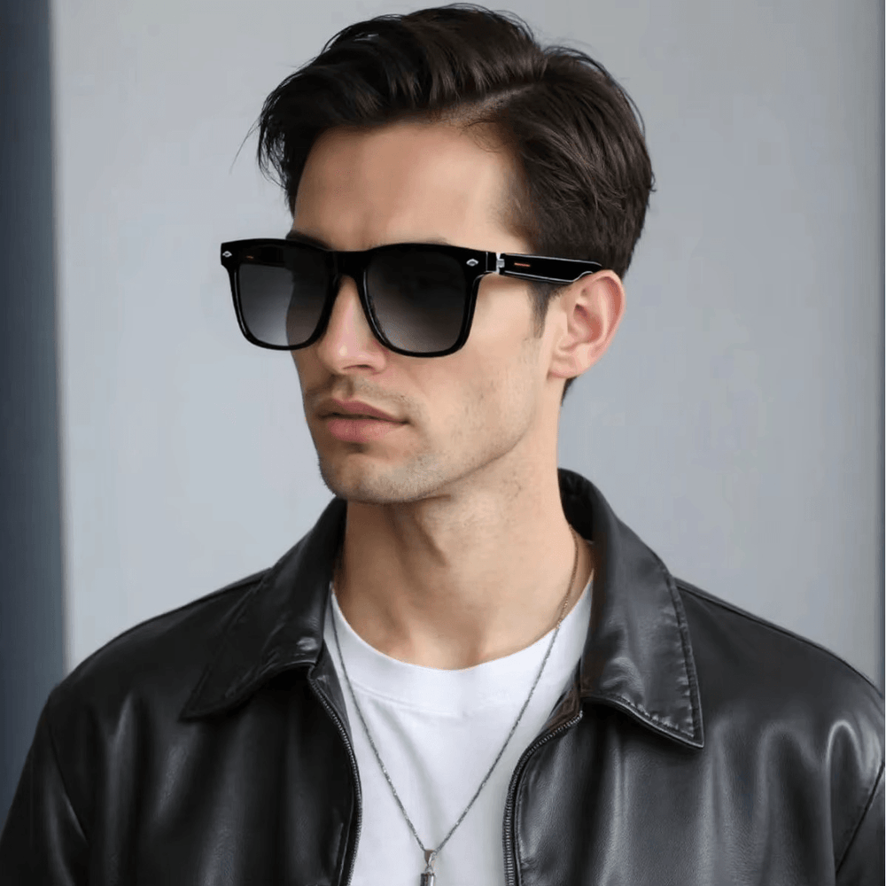 Smart Bluetooth Glasses – Call, Music, Voice Assistant, UV400 Lens, IP54 Waterproof - Mens Attire