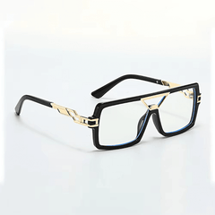 Vintage Classic Oversized Square Anti-Blue Light | Unisex - Mens Attire