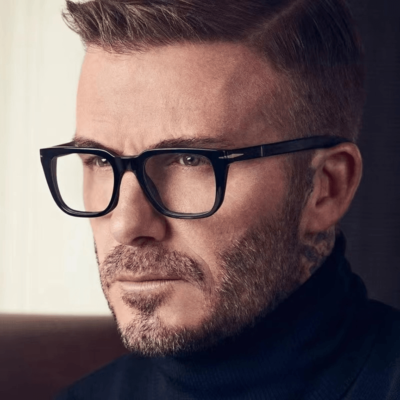 Anti-Blue Light Men’s Eyeglasses – Square Retro Optical Frames - Mens Attire
