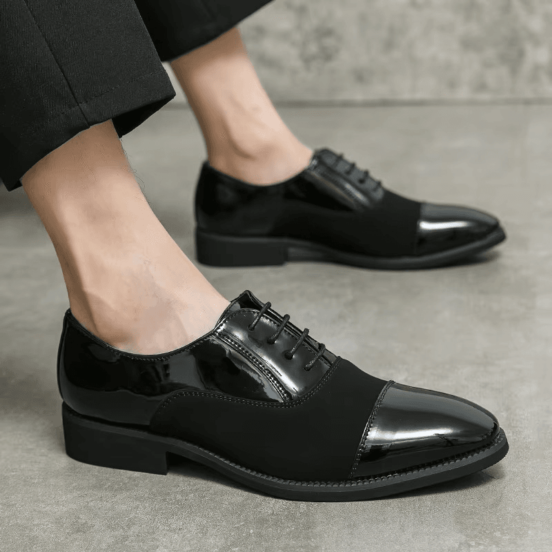 Men's Elegant Lace-Up Formal Dress Shoes - Mens Attire