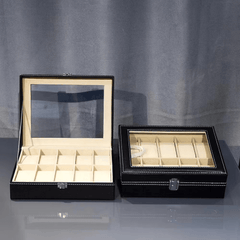Decorative Durable Luxury PU Leather Watch Box - Mens Attire