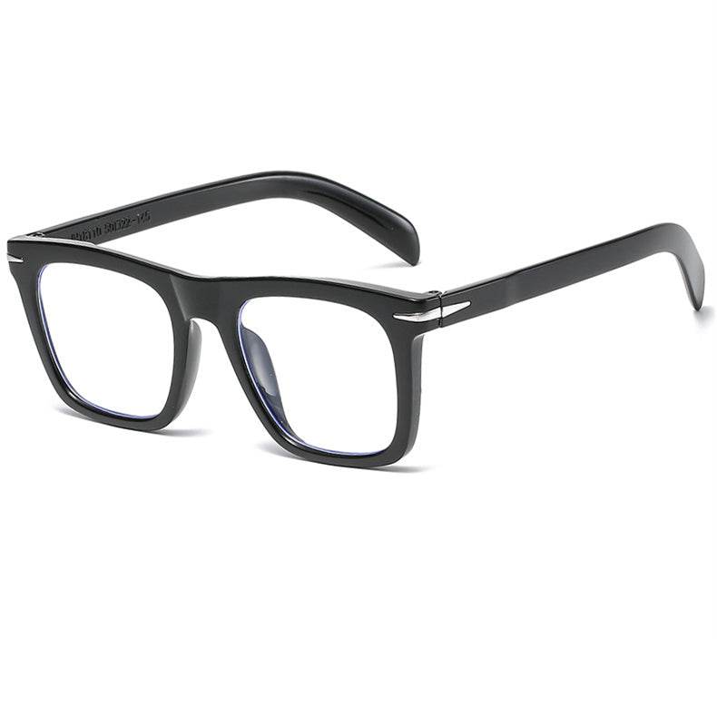 Anti-Blue Light Men’s Eyeglasses – Square Retro Optical Frames - Mens Attire