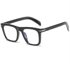 Anti-Blue Light Men’s Eyeglasses – Square Retro Optical Frames - Mens Attire