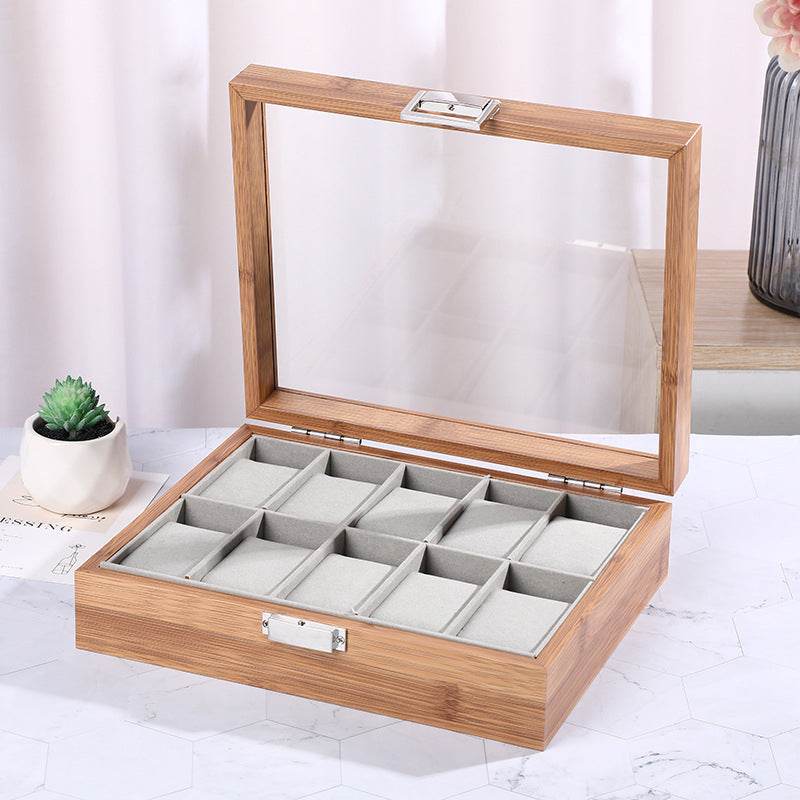 Premium Organizer Wooden Watch Storage Box - Mens Attire