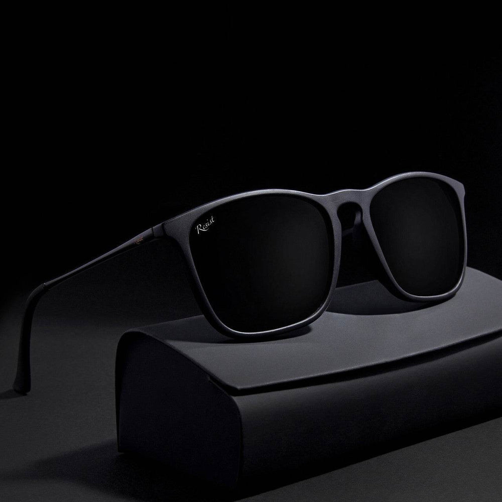 Classic Wayfarer/Rectangular Sunglasses (58 mm) - Mens Attire