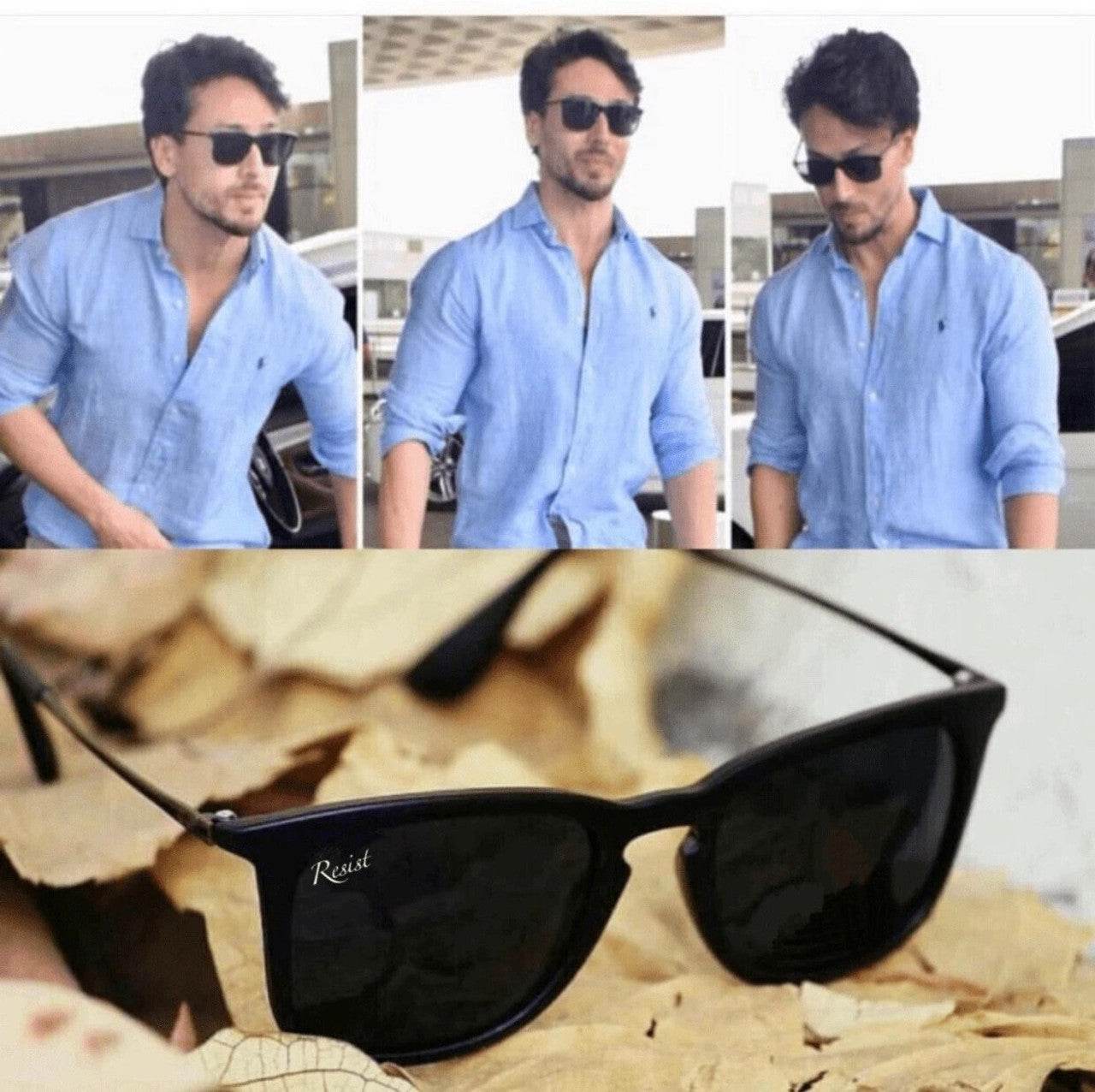 Classic Wayfarer/Rectangular Sunglasses (58 mm) - Mens Attire