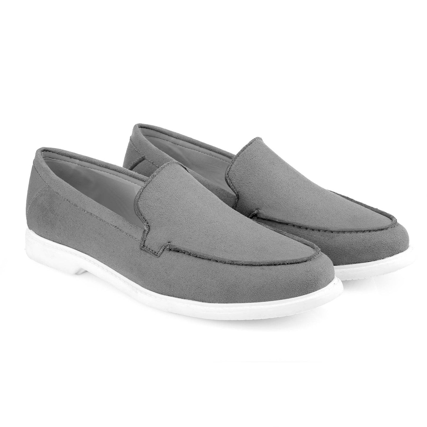 Comfortable old money style shoes for men Loafers - Grey - Mens Attire