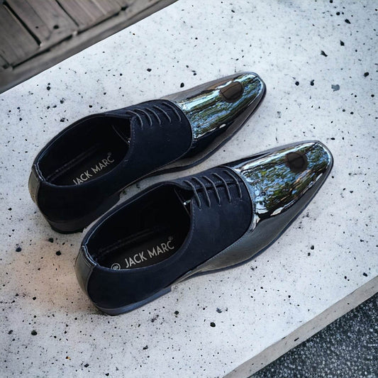 Men's Attire Antiwrinkle Suede Shoes for Men - Lace Up 