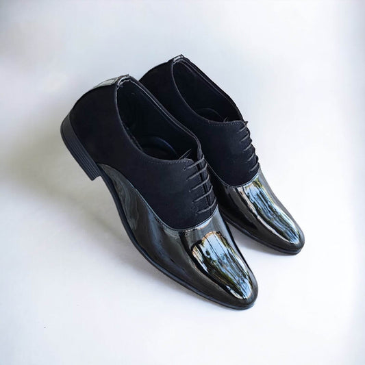 Men's Attire Antiwrinkle Suede Shoes for Men - Lace Up 