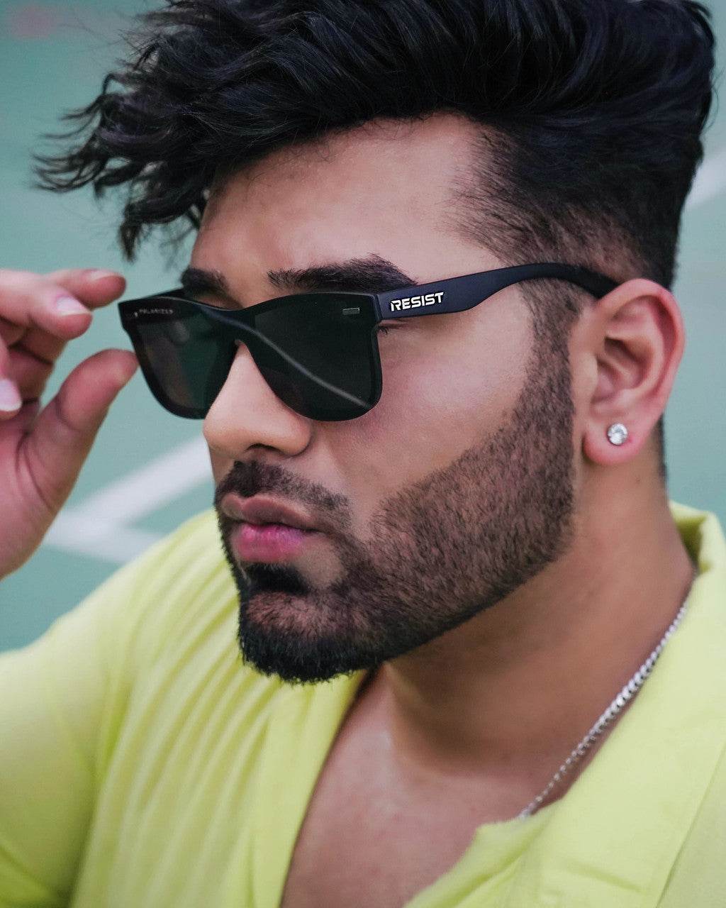 Classic Black Polarized Wayfarer Sunglasses (58 mm) - Mens Attire