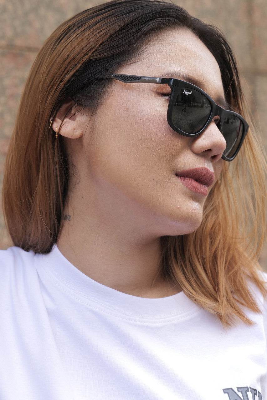 Classic Black Wayfarer Sunglasses (52 mm) - Mens Attire