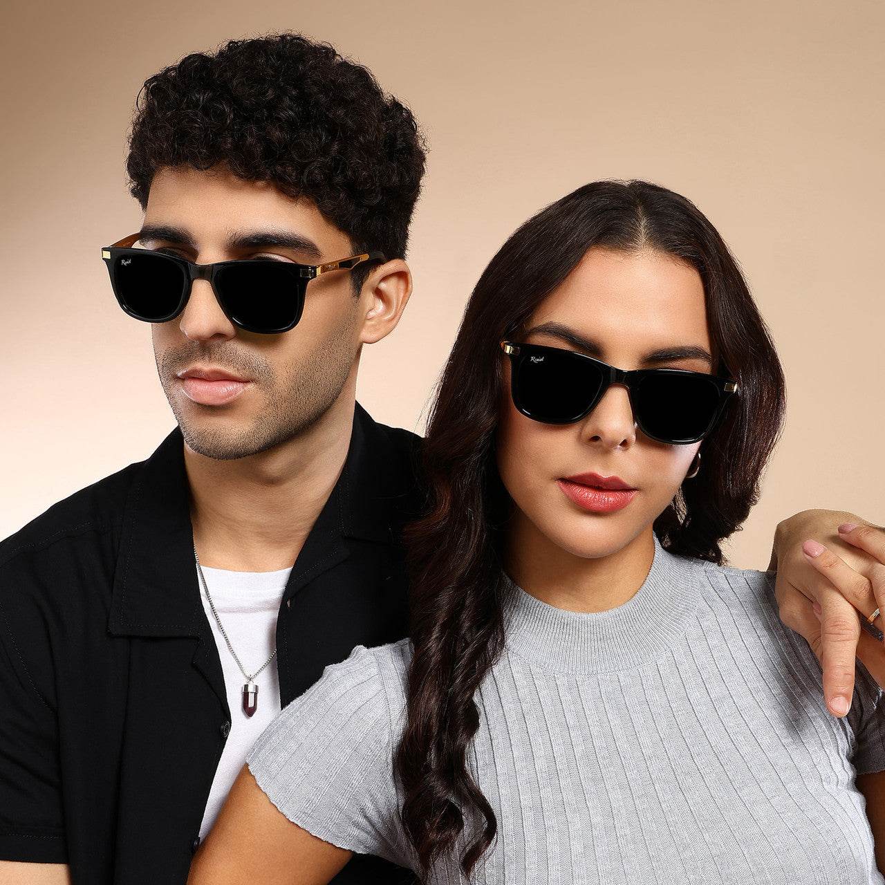 Classic Black Wayfarer Sunglasses (52 mm) - Mens Attire