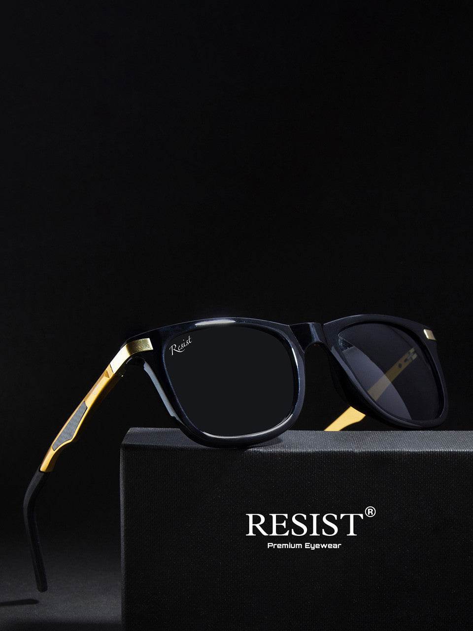 Classic Black Wayfarer Sunglasses (52 mm) - Mens Attire