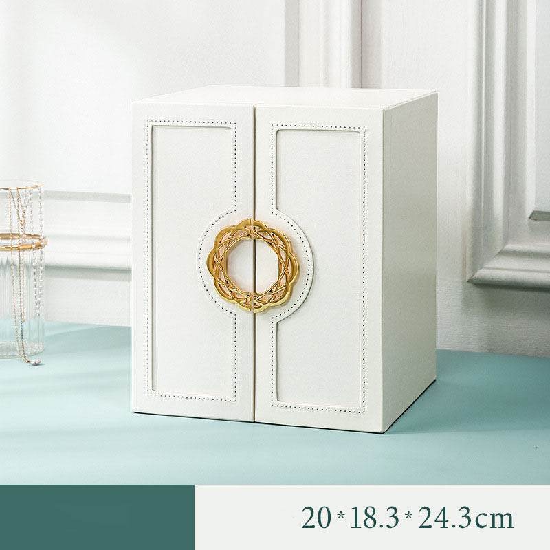 Convenient LuxuryJewellery Box with 5 Levels Large Jewellery Case with Drawer and Watch - Mens Attire