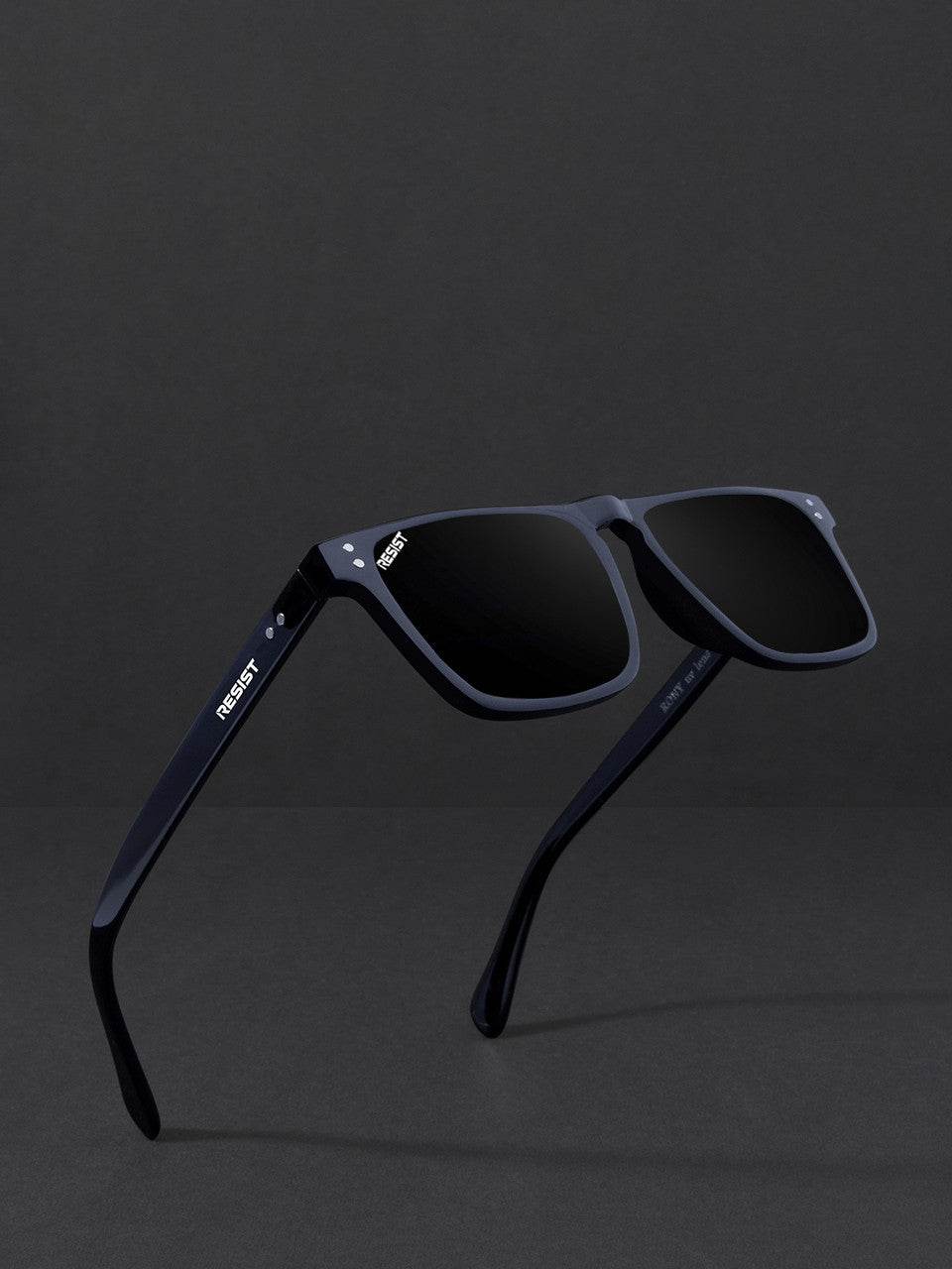 Classic Square Biking Driving Eye Protection Sunglasses (55 mm) - Mens Attire