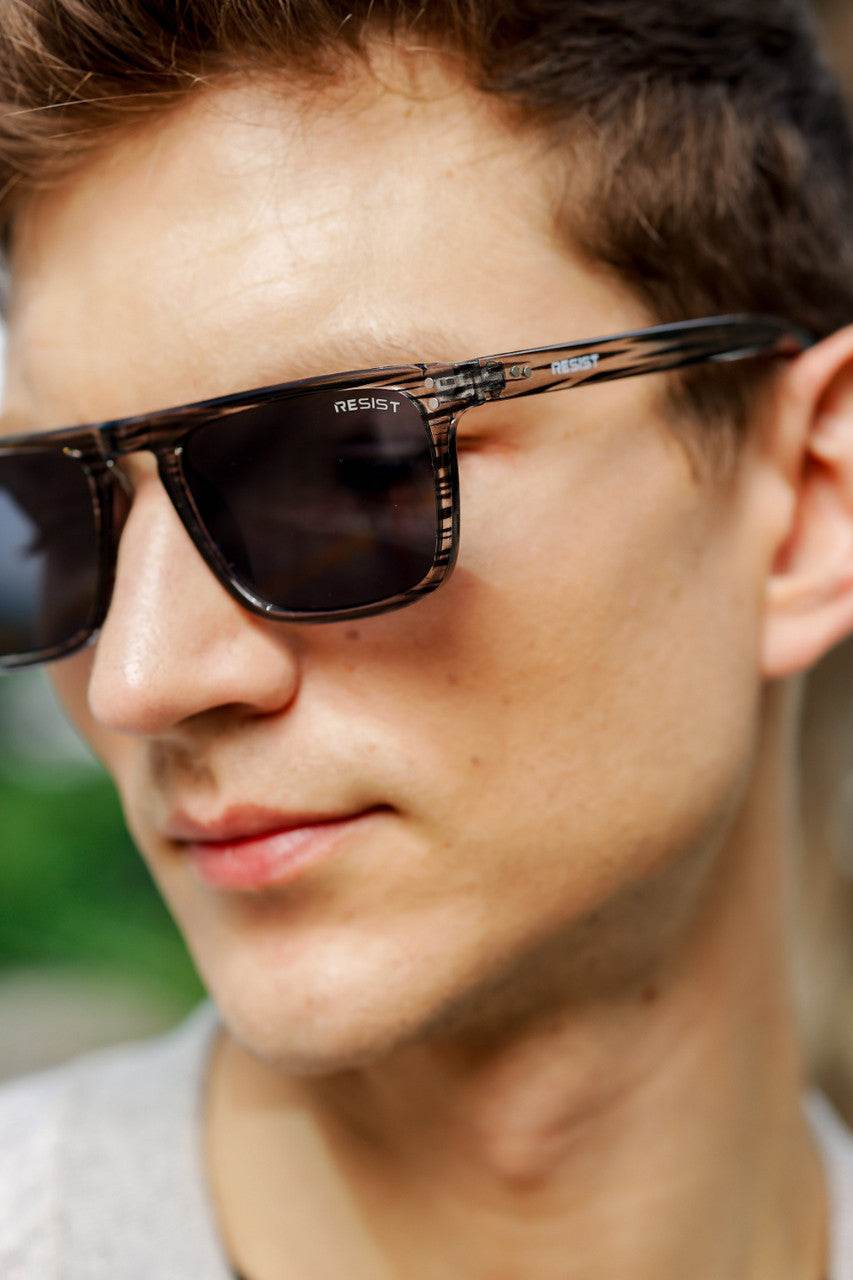 Classic Square Retro Square Sunglasses (55 mm) - Mens Attire