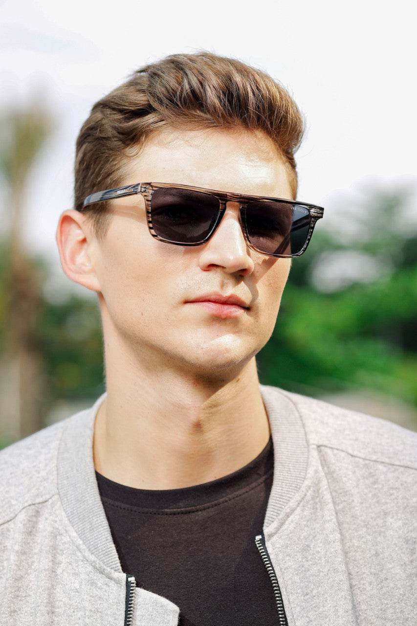 Classic Square Retro Square Sunglasses (55 mm) - Mens Attire