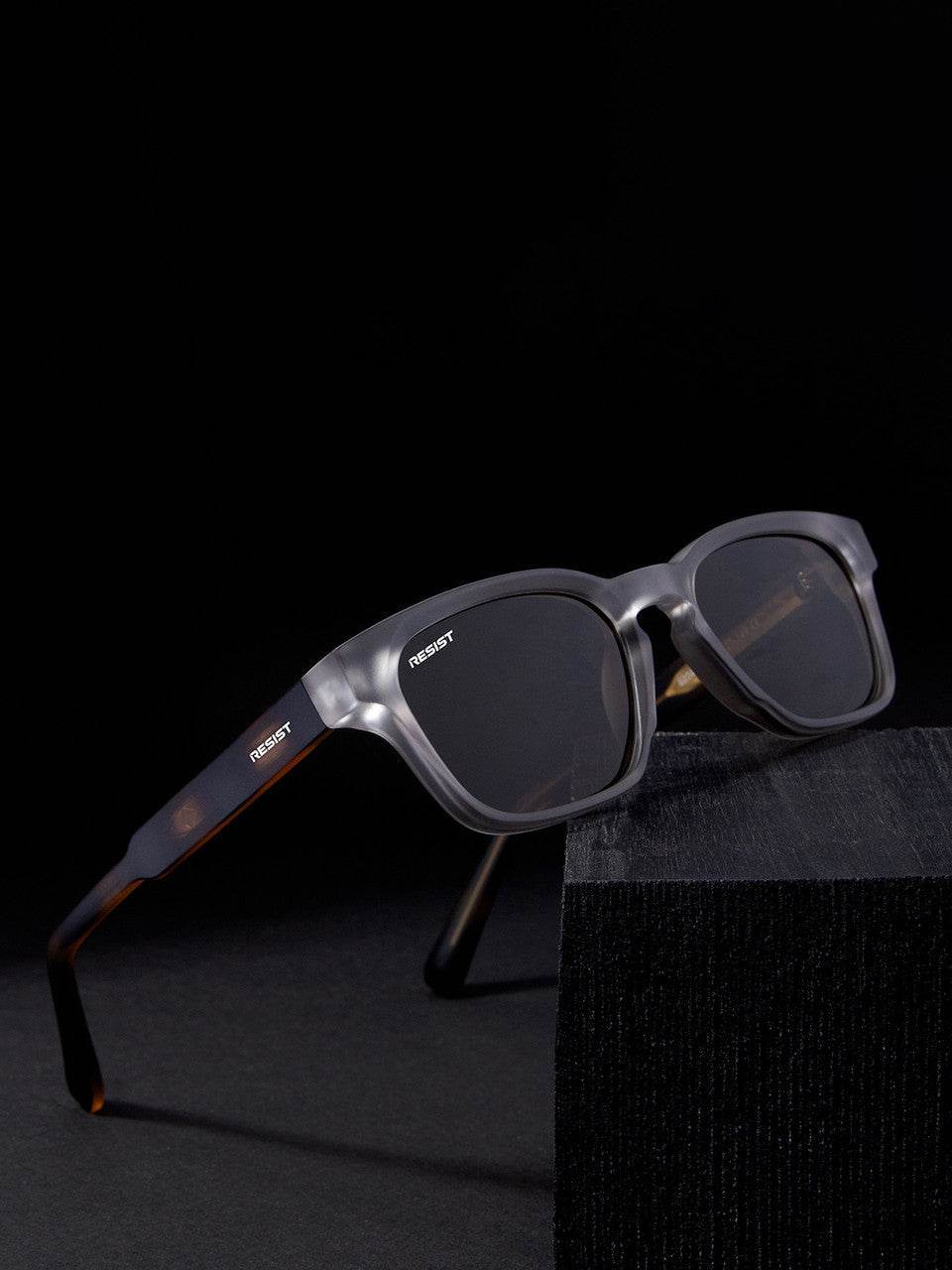 Wayfarer/Rectangular Brown Sunglasses (52 mm) - Mens Attire