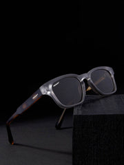 Wayfarer/Rectangular Brown Sunglasses (52 mm) - Mens Attire