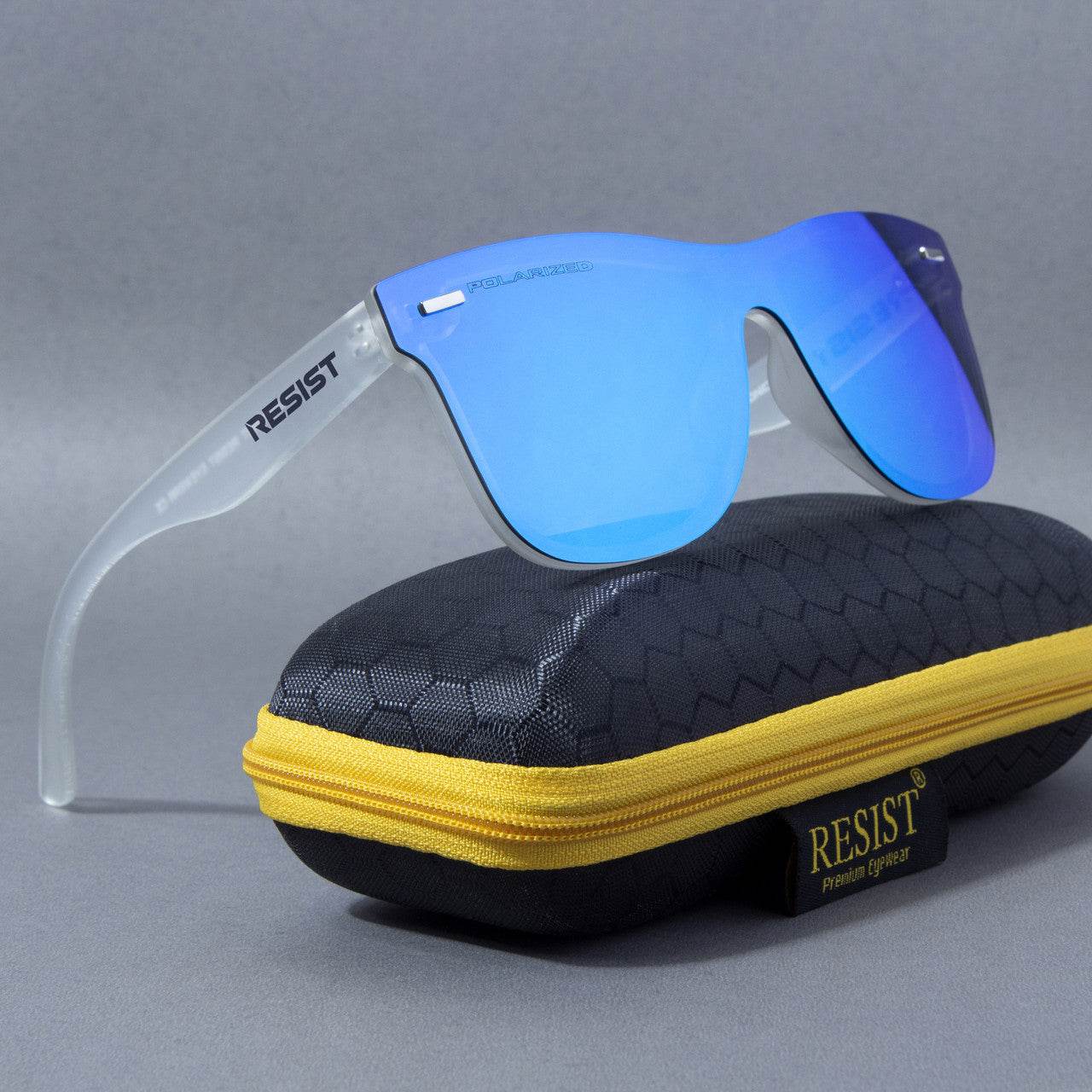 Classic Wayfarer Blue Ice Polarized Sunglasses - Mens Attire