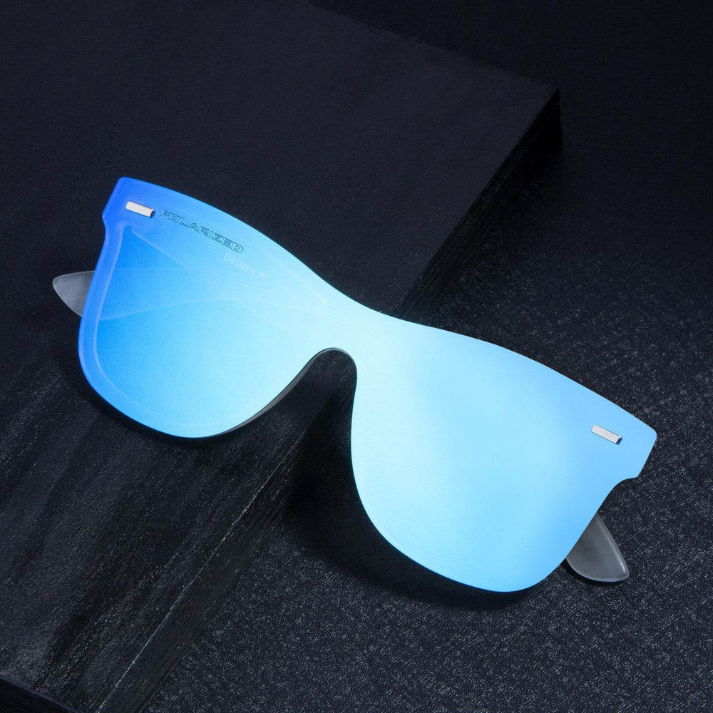 Classic Wayfarer Blue Ice Polarized Sunglasses - Mens Attire