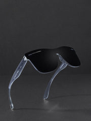 Classic Wayfarer Black Ice Polarized Sunglasses - Mens Attire