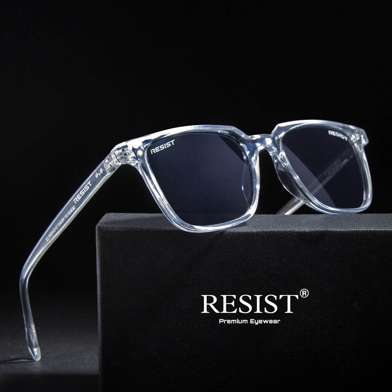 Classic Wayfarer Black Clear Sunglasses (53 mm) - Mens Attire