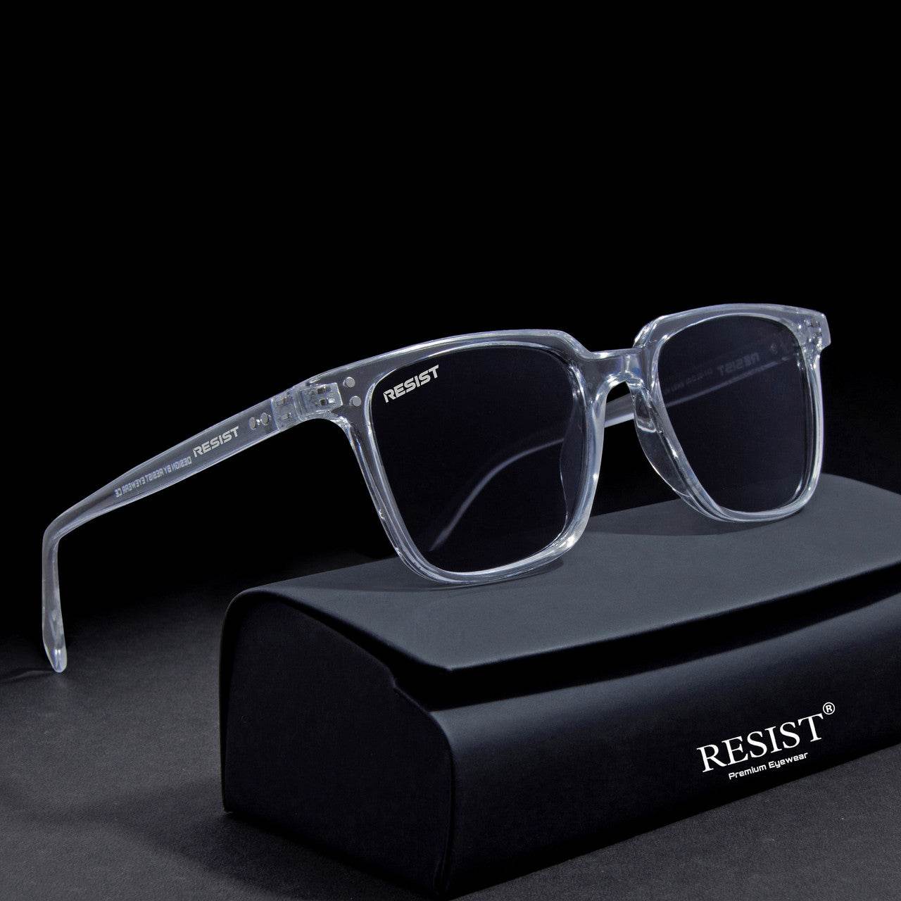 Classic Wayfarer Black Clear Sunglasses (53 mm) - Mens Attire