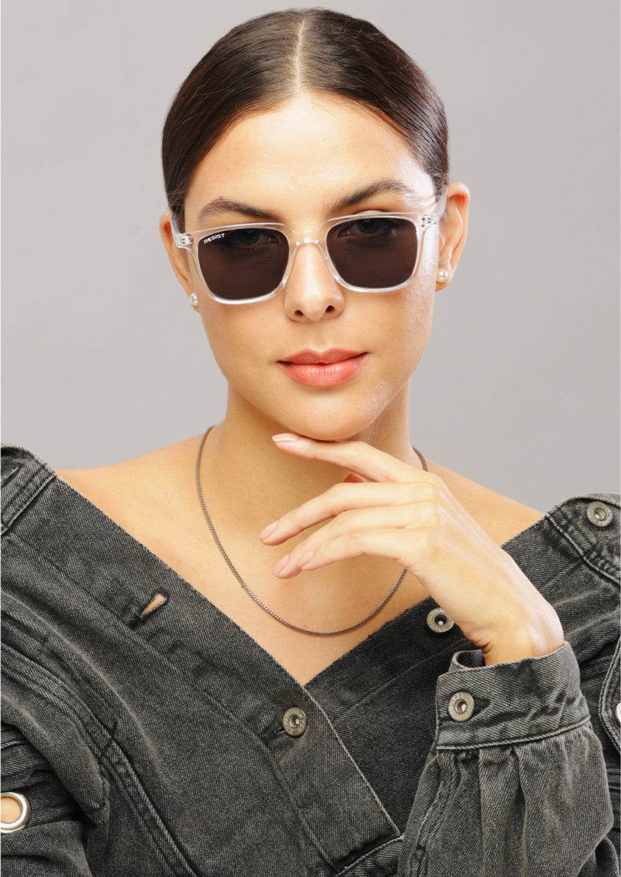 Classic Wayfarer Black Clear Sunglasses (53 mm) - Mens Attire