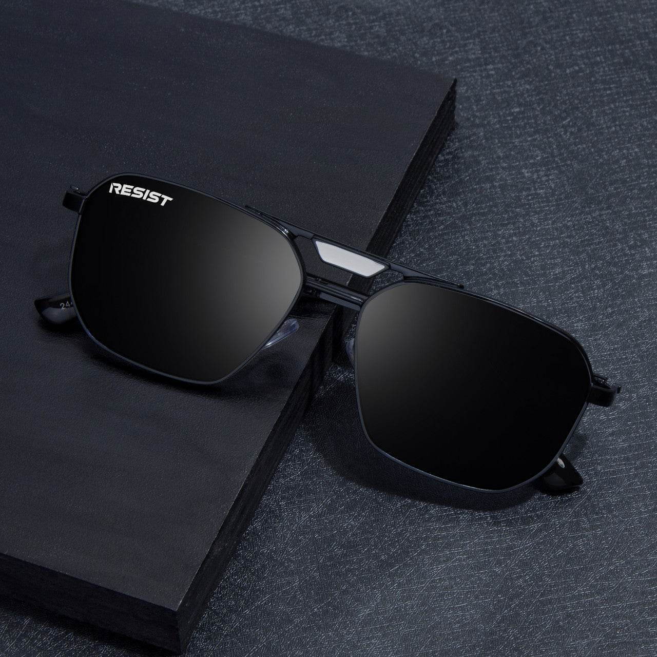 Noah Retro Square Sunglasses – Metal Frame - Mens Attire