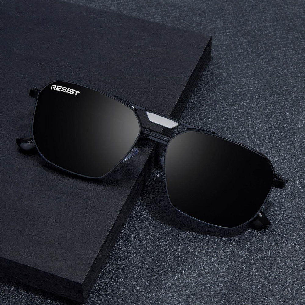 Noah Retro Square Sunglasses – Metal Frame - Mens Attire